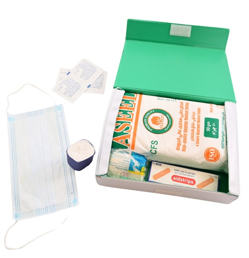 صفا حقيبة إسعافات أولية رقم 1 لتوفير المستلزمات الطبية الأساسية لعلاج الإصابات البسيطة وحالات الطوارئ. - Image 2